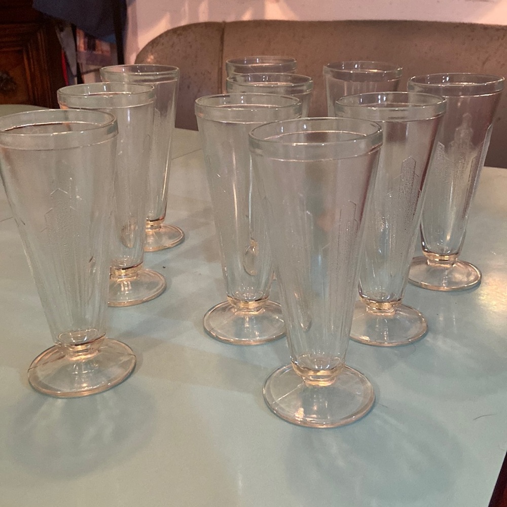 Bundle of VTG Parfait Glasses